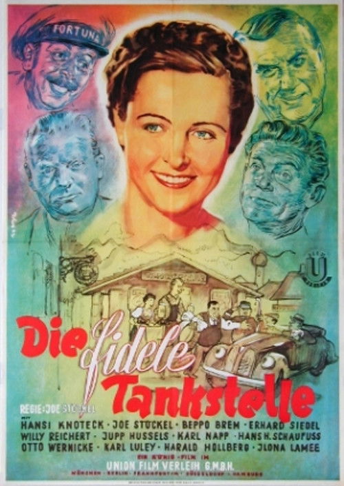 Die fidele Tankstelle (1950) poster
