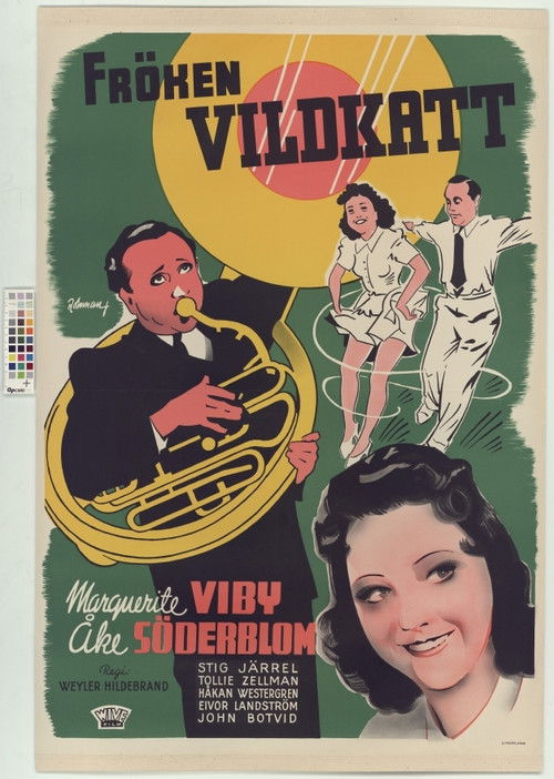 Fröken Vildkatt (1941) poster