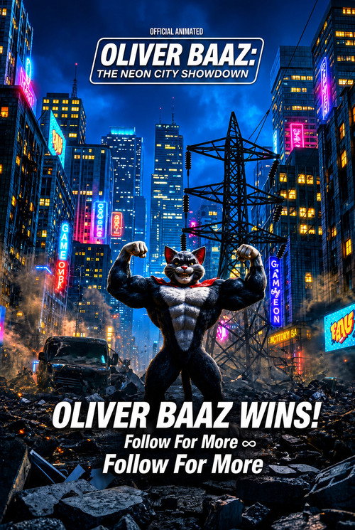OLIVER BAAZ: THE NEON CITY SHOWDOWN (2026) poster