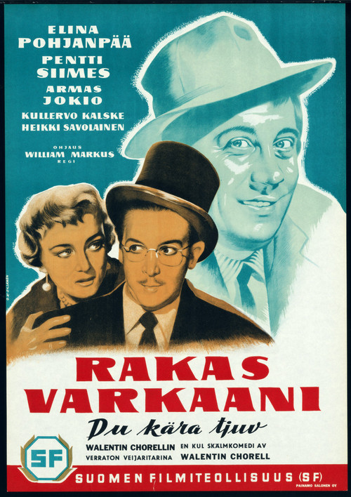 Rakas varkaani (1957) poster