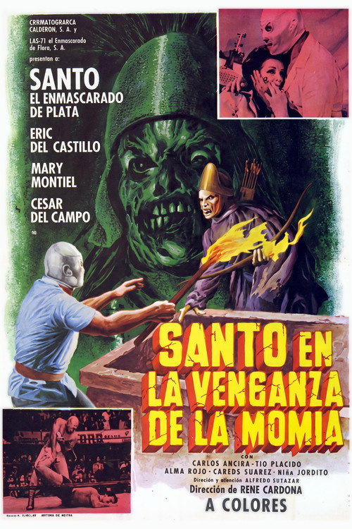 Santo en la venganza de la momia (1971) poster