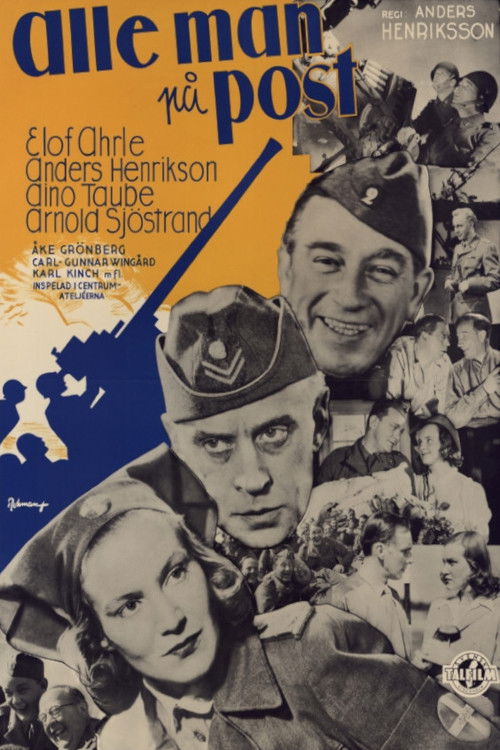 Alle man på post (1940) poster