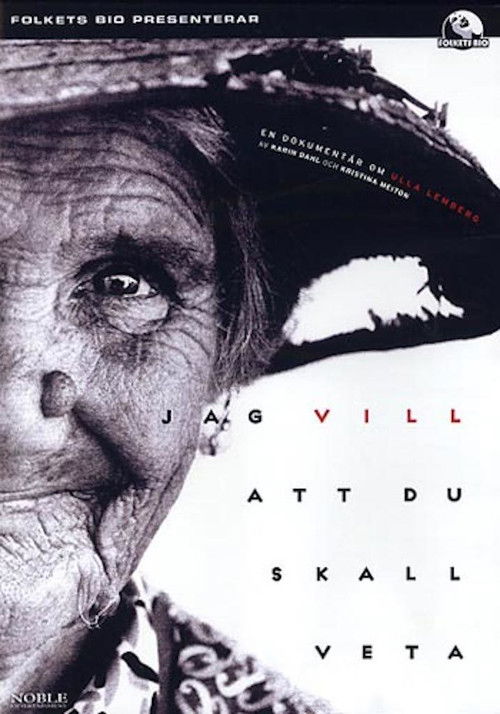 Jag vill att du ska veta (2006) poster