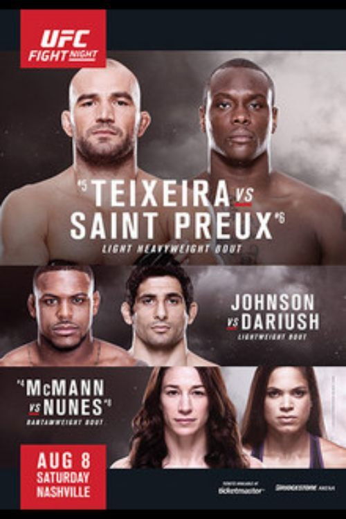 UFC Fight Night 73: Teixeira vs. Saint Preux (2015) poster