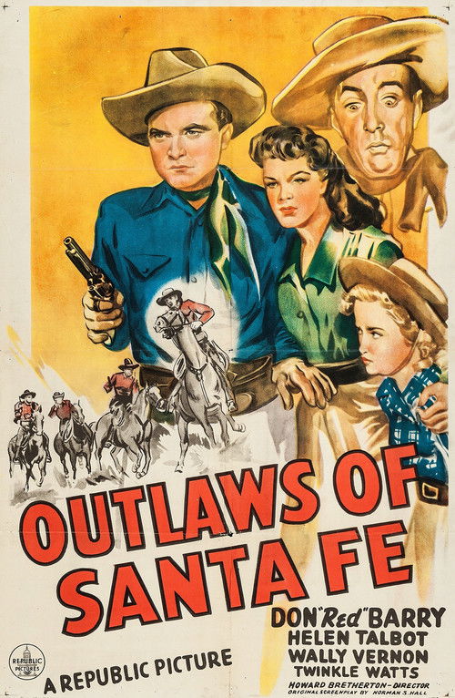 Outlaws of Santa Fe (1944) poster