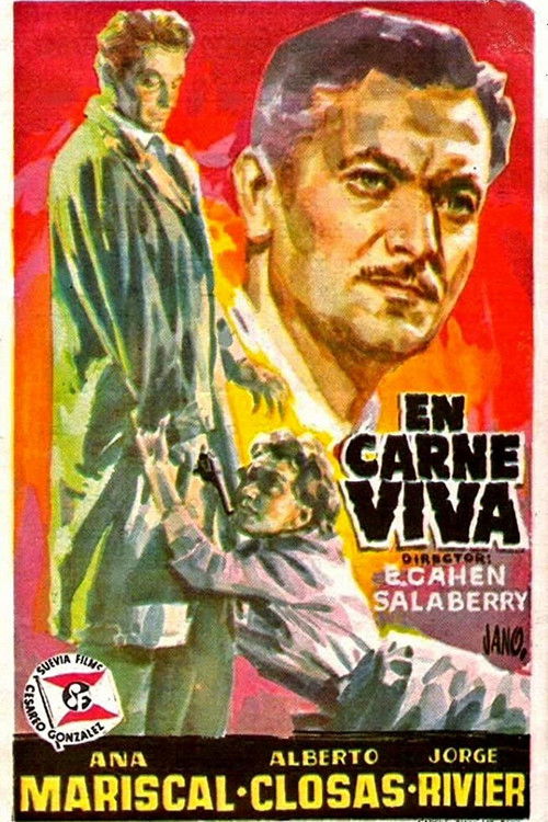 En carne viva (1955) poster