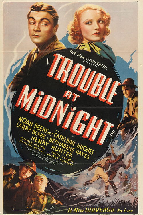 Trouble at Midnight (1937) poster