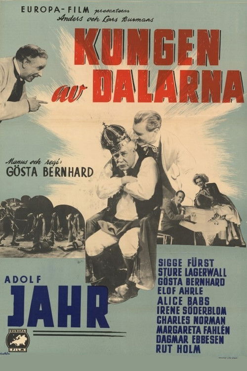 Kungen av Dalarna (1953) poster