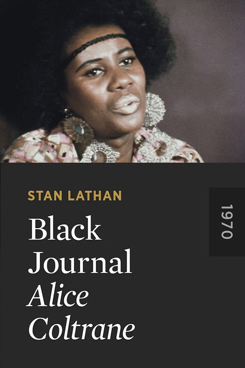 Black Journal: 26; Alice Coltrane (1970) poster