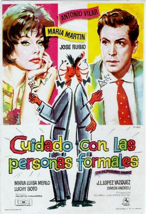 Cuidado con las personas formales (1961) poster
