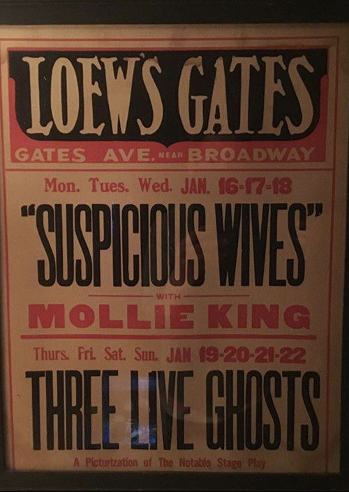 Suspicious Wives (1921) poster