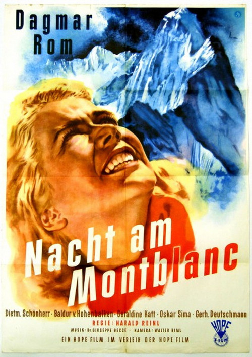 Nacht am Mont-Blanc (1951) poster