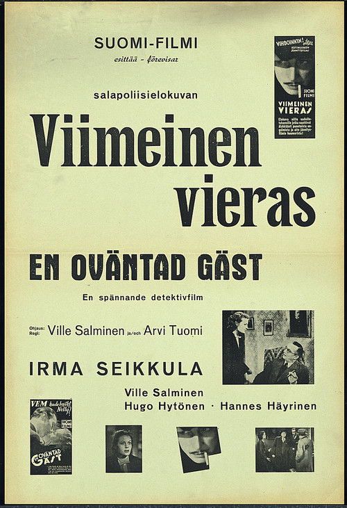 Viimeinen vieras (1941) poster