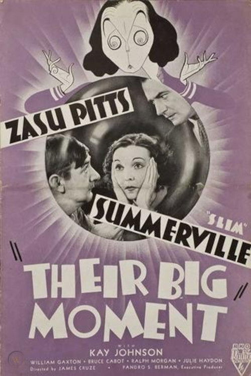 Their Big Moment (1934) poster