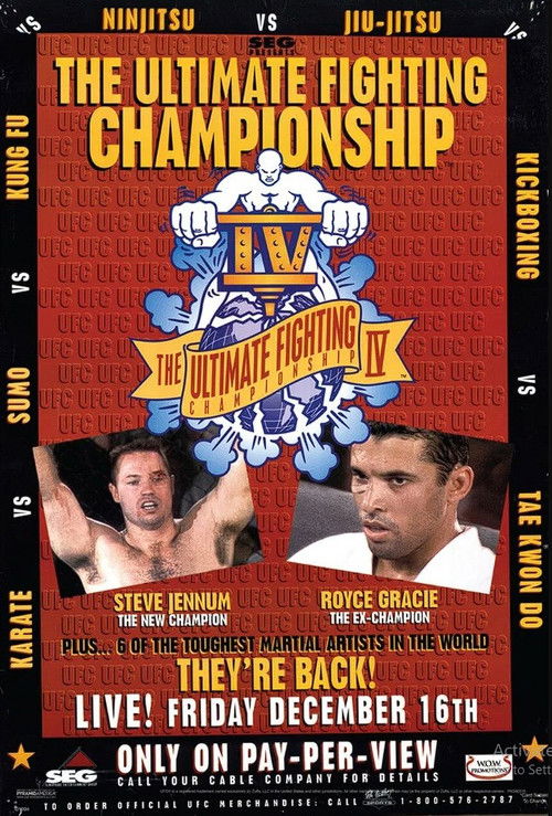 UFC 4: Revenge of the Warriors (1994) poster