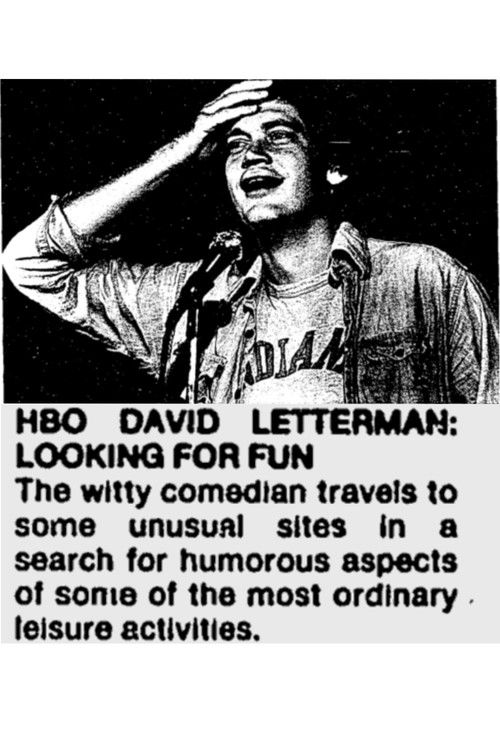David Letterman: Looking For Fun (1981) poster