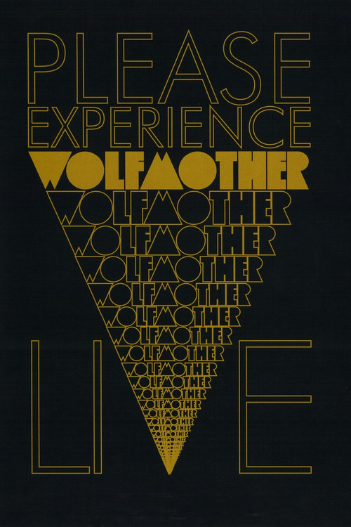 Wolfmother - Please Experience Live (2007) poster