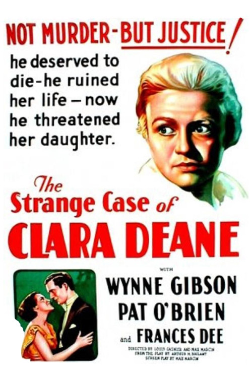 The Strange Case of Clara Deane (1932) poster