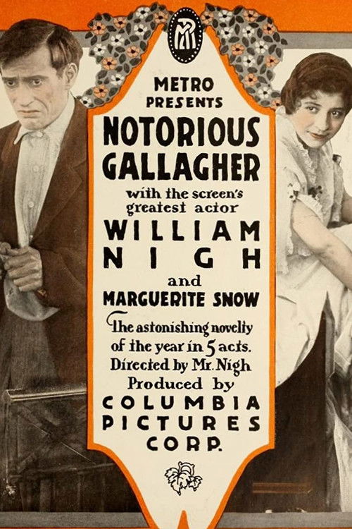 Notorious Gallagher; or, His Great Triumph (1916) poster