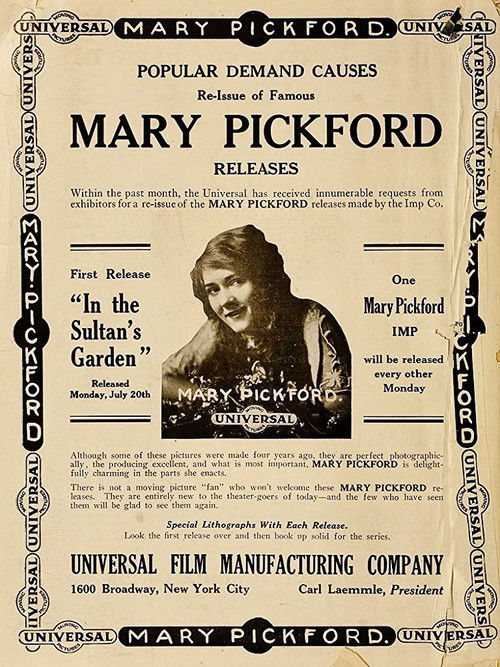 In the Sultan's Garden (1911) poster