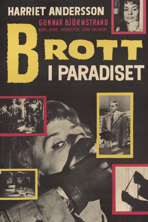 Brott i paradiset (1959) poster