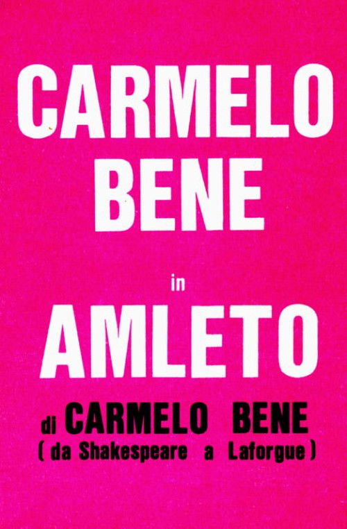 Amleto di Carmelo Bene (da Shakespeare a Laforgue) (1978) poster