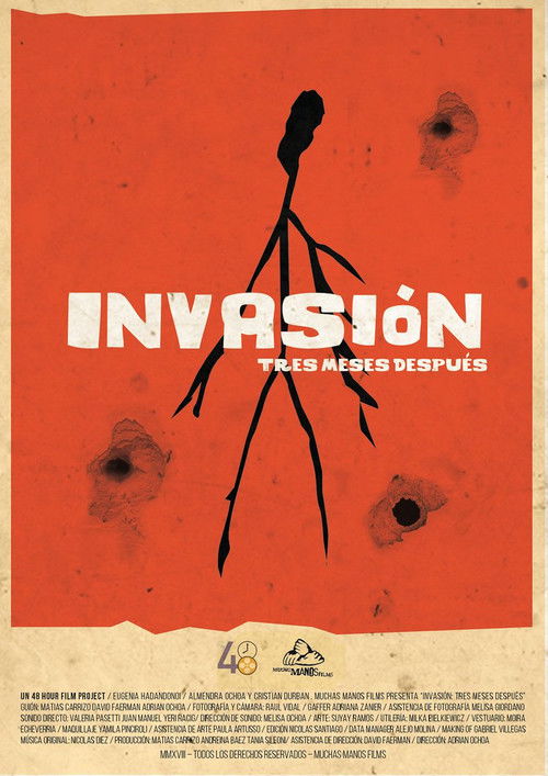 Invasión, tres meses después. (2018) poster