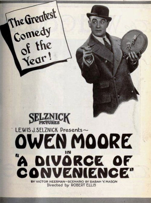 A Divorce of Convenience (1921) poster