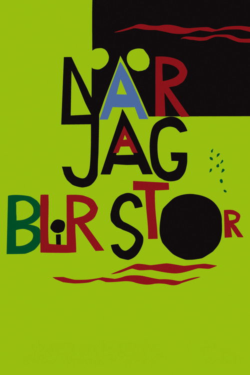 När jag blir stor (2009) poster