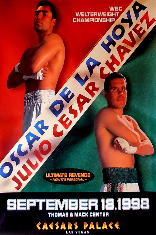 Oscar de la Hoya vs. Julio César Chávez II (1998) poster