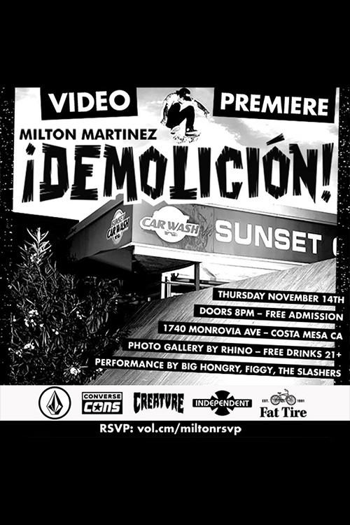 Volcom - Milton Martinez's ¡DEMOLICIÓN! (2019) poster