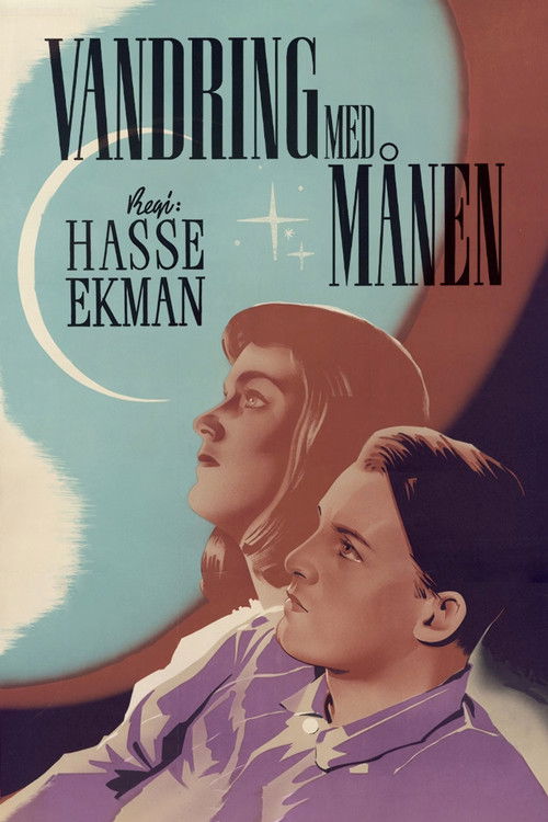 Vandring med månen (1945) poster