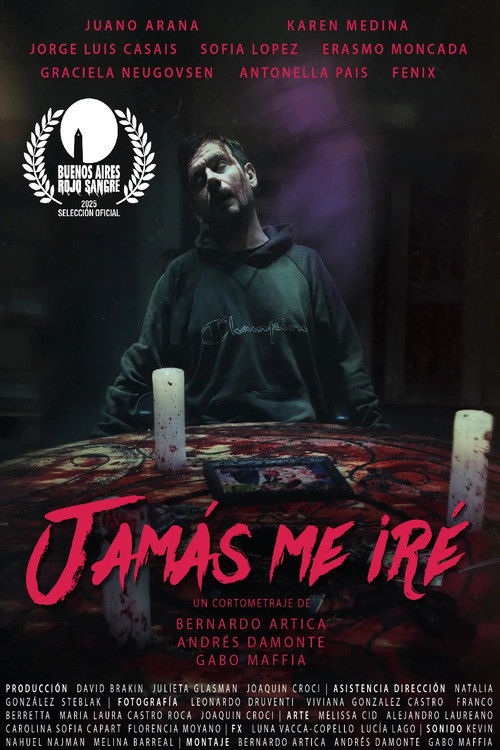 Jamás me iré (2025) poster