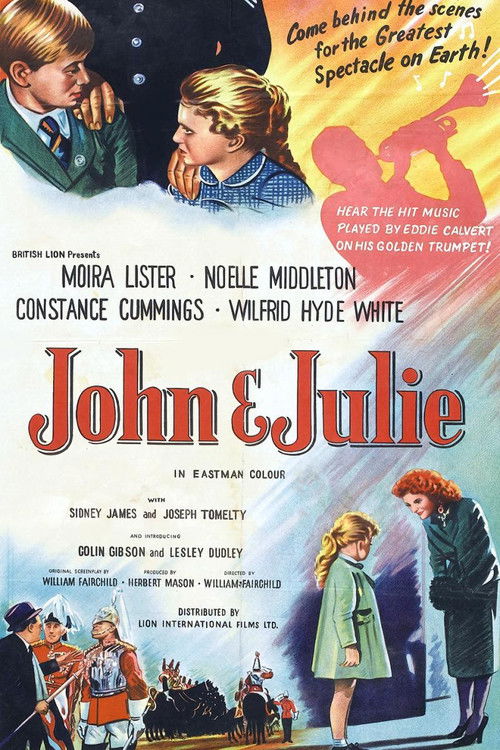 John and Julie (1955) poster