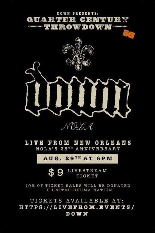 Down Presents: Quarter Century Throwdown Livestream (2020) poster