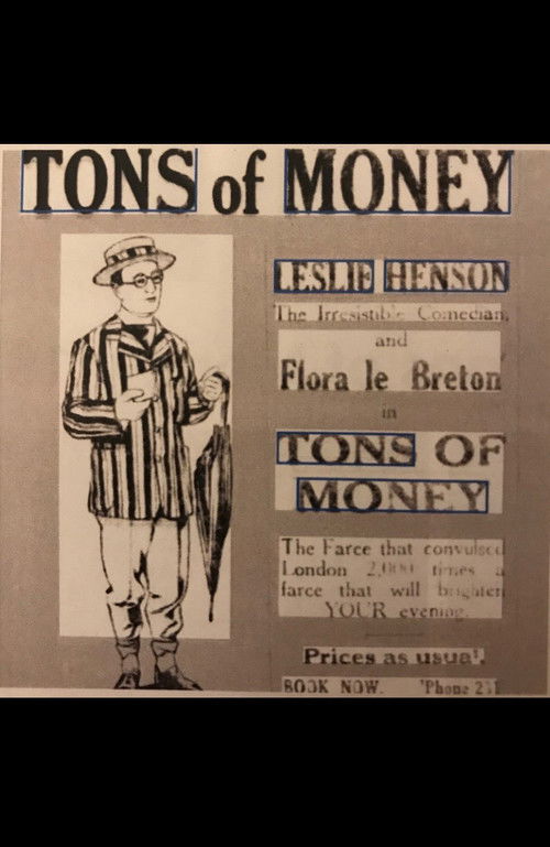 Tons of Money (1924) poster