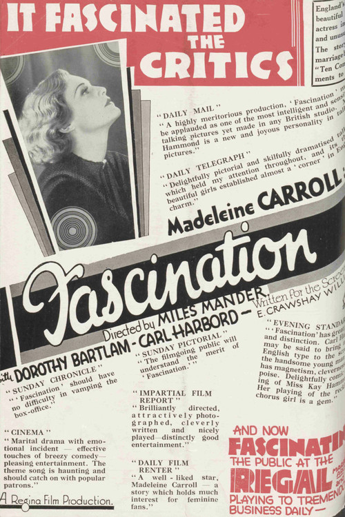 Fascination (1931) poster