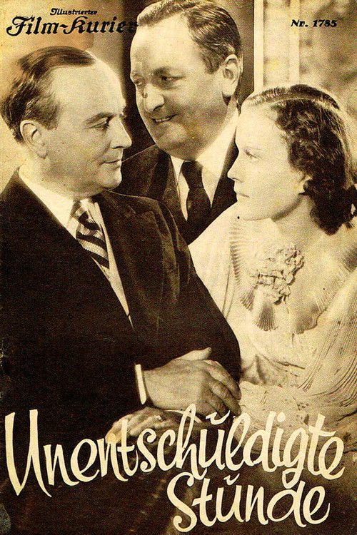 Unentschuldigte Stunde (1937) poster