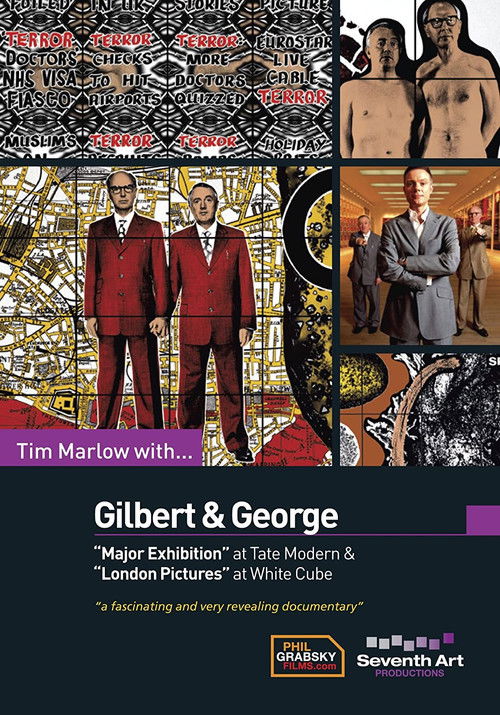 Tim Marlow with Gilbert & George (2007) poster