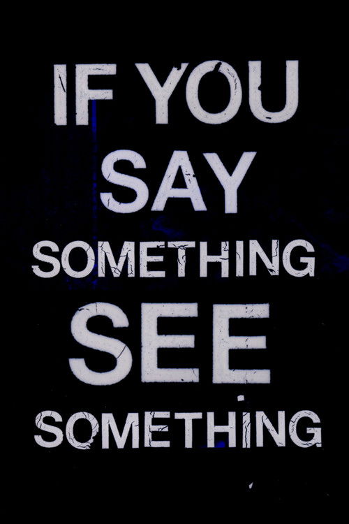 If you SAY something SEE something (2016) poster