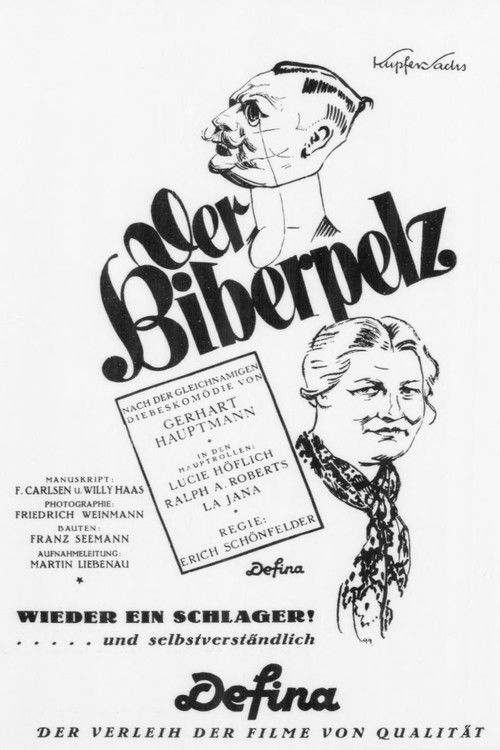 Der Biberpelz (1928) poster