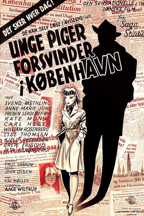 Unge piger forsvinder i København (1951) poster