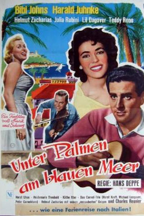 Unter Palmen am blauen Meer (1957) poster