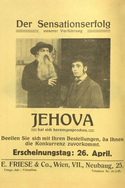 Jehova (1918) poster