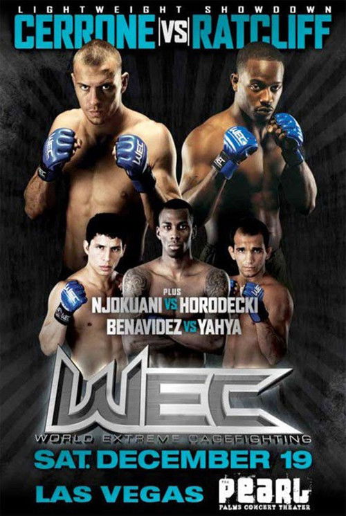 WEC 45: Cerrone vs. Ratcliff (2009) poster