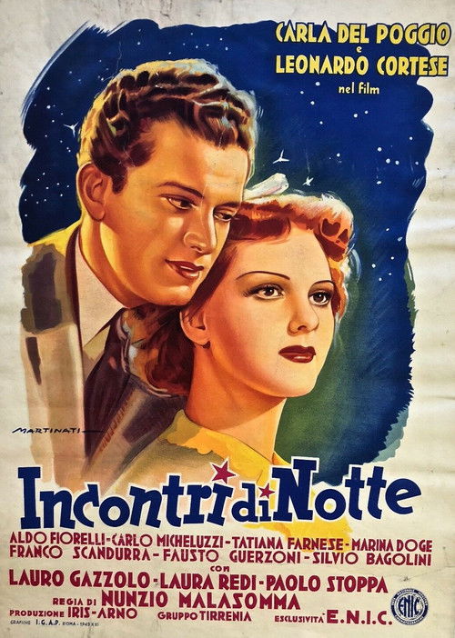 Incontri di notte (1943) poster