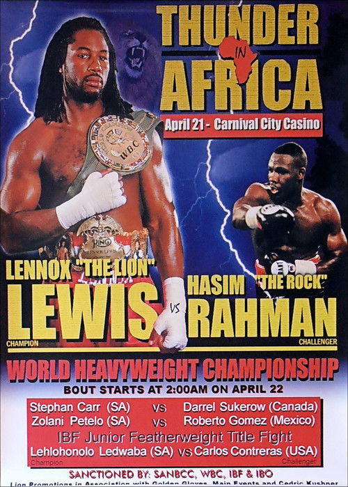 Lennox Lewis vs. Hasim Rahman (2001) poster