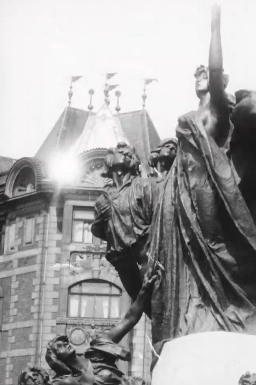 František Palacký Monument Prior to Its Completion (1912) poster