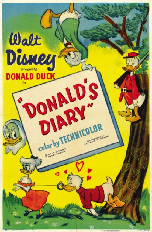 Donald's Diary (1954) poster