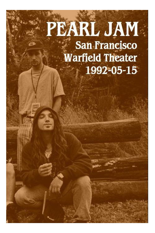 Pearl Jam: Warfield Theater, San Francisco 1992 (1992) poster
